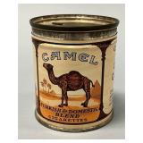 Round 50s Camel Cigarette Tin