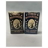 Pair Unopened George Washington Tobacco Pouches
