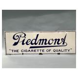 36" Piedmont Cigarette Single-Sided Porcelain Sign