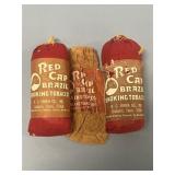 Rare "Red Cap" Nashville, TN Brand Tobacco Pouches