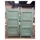 Matched Pair Winston-Salem High School Wood Doors