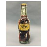 Figural NuGrape Tin Advertising Sign
