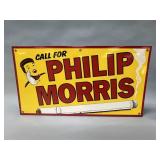Excellent Phillip Morris Porcelain Cigarette Sign