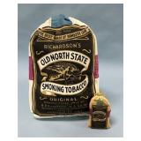 Large Cloth Old North State Tobacco Display