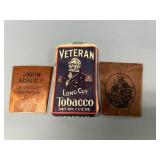 Unusual Union Leader Drinking Cup & Veteran Pouch
