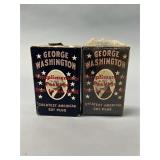 Pair George Washington Cut Plug Sample Packages