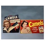 1940s & 1950s Camel Cigarette Advertising Signs