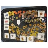 Collection of Tin Tobacco Tags