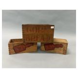 Old Port & Corn Bread Tobacco Shipping Crates