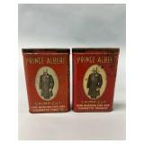 WWII Black Top "Funeral" Prince Albert Pocket Tins