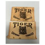 Tiger Chewing Tobacco Advertising Pouches
