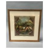 "The Enchanter" Early Lithographed Tobacco Label