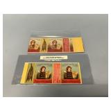 Two B.F. Gravely Paper Tobacco Pouch Labels