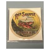 Early Red Snapper Tobacco Paper Tag