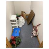 Closet Full of Christmas Decor