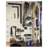 Contents of Tools on Pegboard