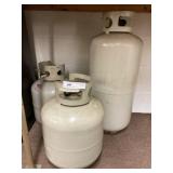 (3) Assorted Propane Tanks