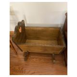 Crafted Softwood Doll Cradle