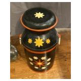 Paint Decorated Milk Can