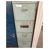 4-Drawer File Cabinet w/ Elect. Supp, Fittings