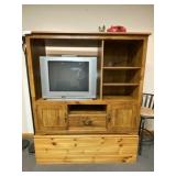 Entertainment Center w/ Crafted Stand