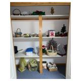 Closet Full of Seasonal & Home Decor