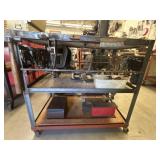 Fabricated Welding Cart w/ Asst of Clamps