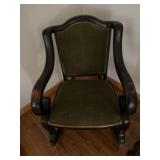 Bentwood Upholstered Rocker