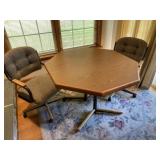 Octagonal Kitchen Table w/ Armchairs