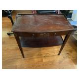 Mahogany 1-Drawer Stand