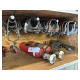 Exhaust Clamps w/ Fire Extinguishers