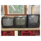 (3) Assorted TV