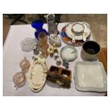 Chinaware w/ Sugar & Crmr., Planter & Stg. Crock