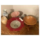 Center Bowls w/ Planter & Vase