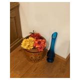 Art Glass Vase w/ Planter