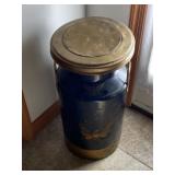 Paint & Stencil Decorated Milk Can