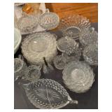 Assortment of Fostoria American Pattern Glassware