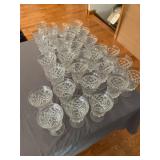 Assortment of Fostoria American Pattern Goblets