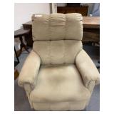 Tan Upholstered Recliner