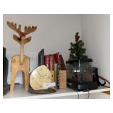 Small Aquarium w/ Seasonal Decor & Books