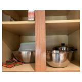 Stainless Steel Mixing Bowls w/ Stock Pot