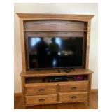 Oak Television Stand