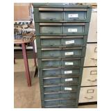 10-Drawer Steel Hardware Organizer