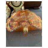 Unmarked Fenton Dbl. Handled Bon-Bon Dish
