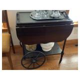 Mahogany Tea Cart