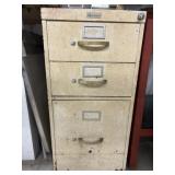 3-Drawer Metal File Cabinet