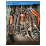 Assortment of Tin Snips & Scissors