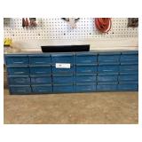 24-Drawer Steel Hardware Organizer