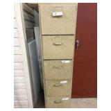 5-Drawer Metal File Cabinet