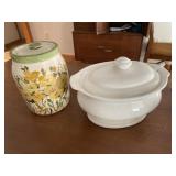 Porcelain Tureen w/ Cookie Jar